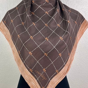Freeshipping Ein Mocchetti Seidenschal Vintage Schal H3