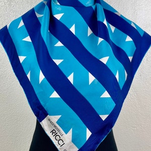Freeshipping  Mademoiselle Ricci Paris vintage silk scarves UU42
