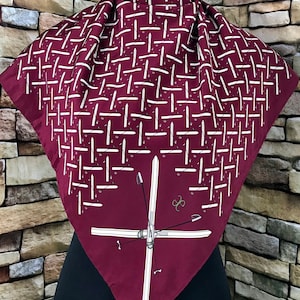 Erre vintage silk scarf (Q208)
