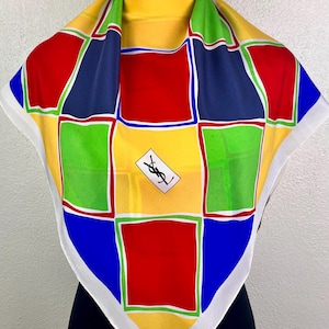 Freeshipping Yves saint laurent silk scarf vintage scarves Sz1288