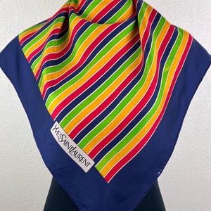 Free Shipping Yves saint laurent silk scarf vintage scarves Sz2011