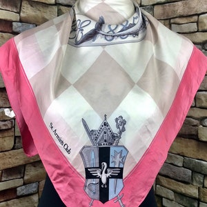 St armins club silk scarves vintage scarves (y502)