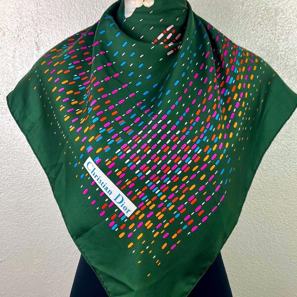 Freeshipping Christian Dior silk scarf vintage scarves Sz701