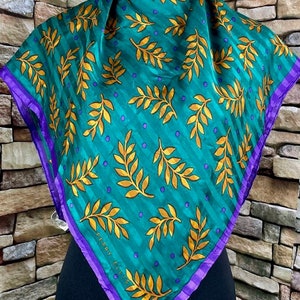 Freeshipping Perry ellis silk scarf vintage scarves gift (w53)