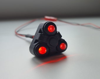 Red LED Tri-LED Lights for Predator bio helmet mask AVP Aliens / not Tri-Laser