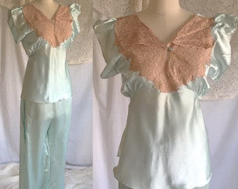 1930s pajamas | Etsy
