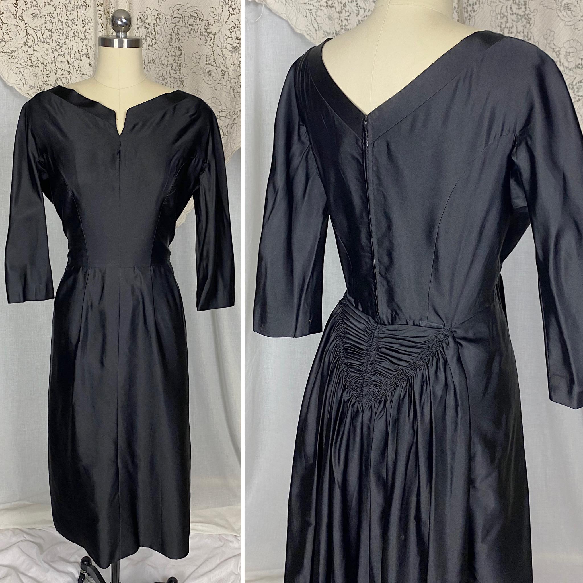 Rebecca Taylor Rue 100% SILK Floral Print Dress in Black 3/4 Sleeves Womens Sz 6