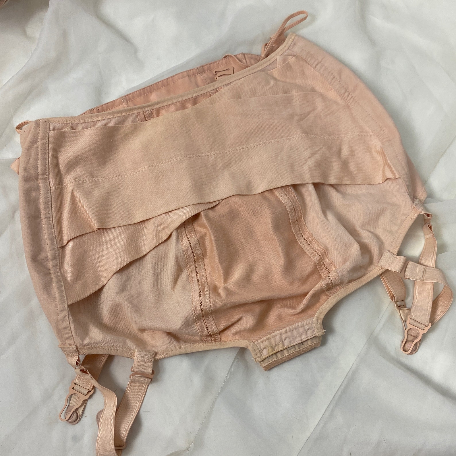 Vintage 1940's Maternity Panty Girdle Dusty Rose Pink Etsy