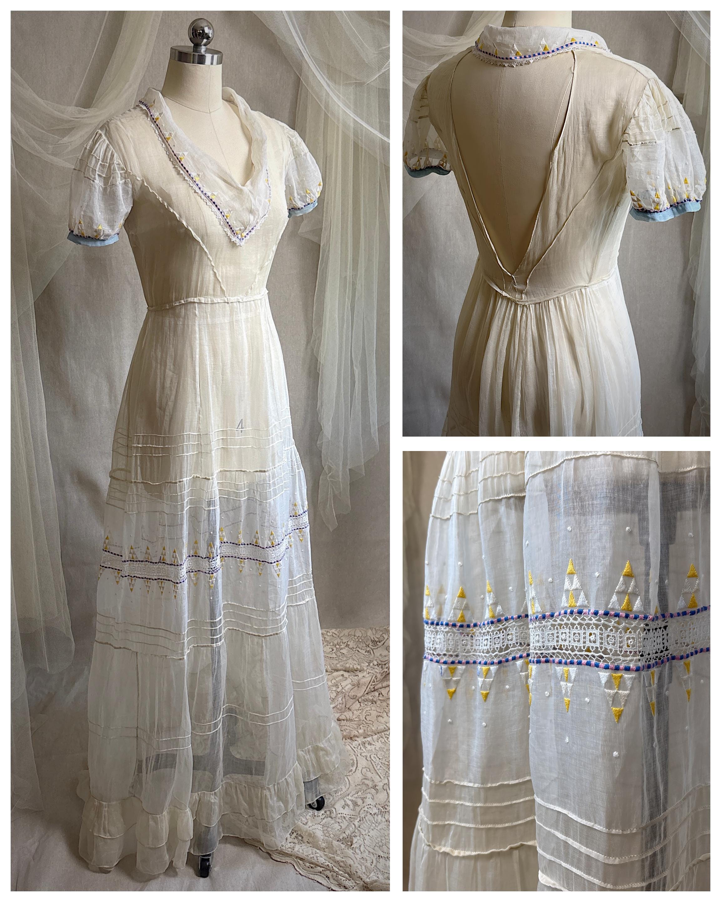 Organdy Dress - Etsy