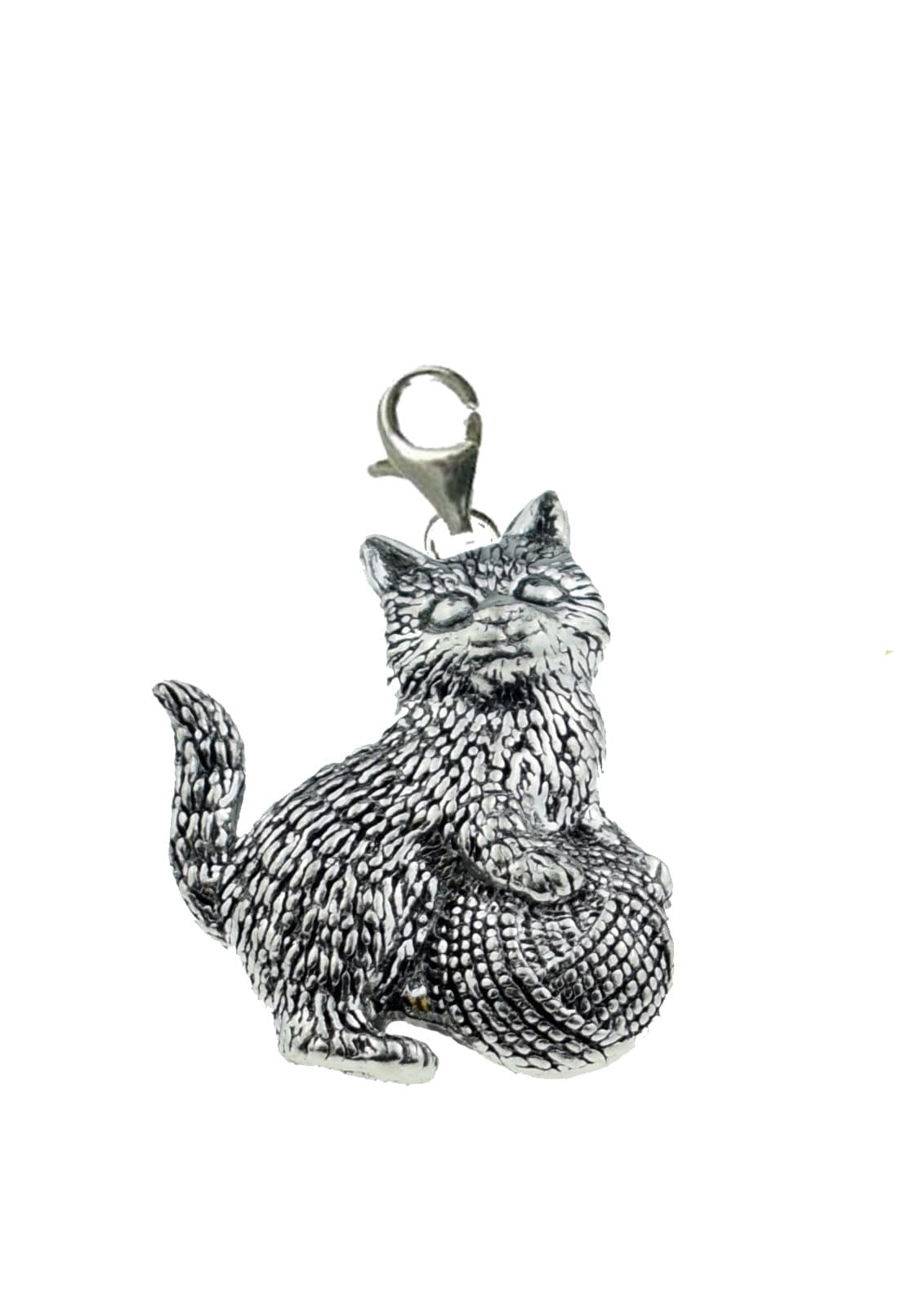 A42 子猫、スターリングシルバー 925 トリガークラスプ 925 フープ
