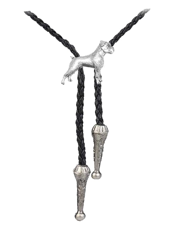 Pp-d17 Boxer Dog Fine English Pewter on Necklace Western