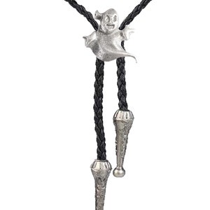 Ghost FT4 1.9cm X 2cm Necklace Western Cowboy Necktie Bola Bolo Tie  unisex line dancing cowboy Wild West
