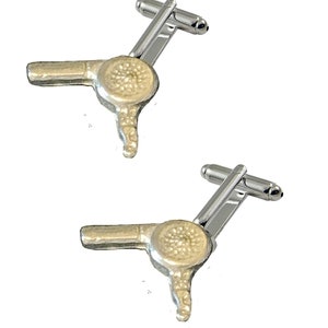 Ensemble de boutons de manchette en étain anglais TG155, 2 x 1,8 cm