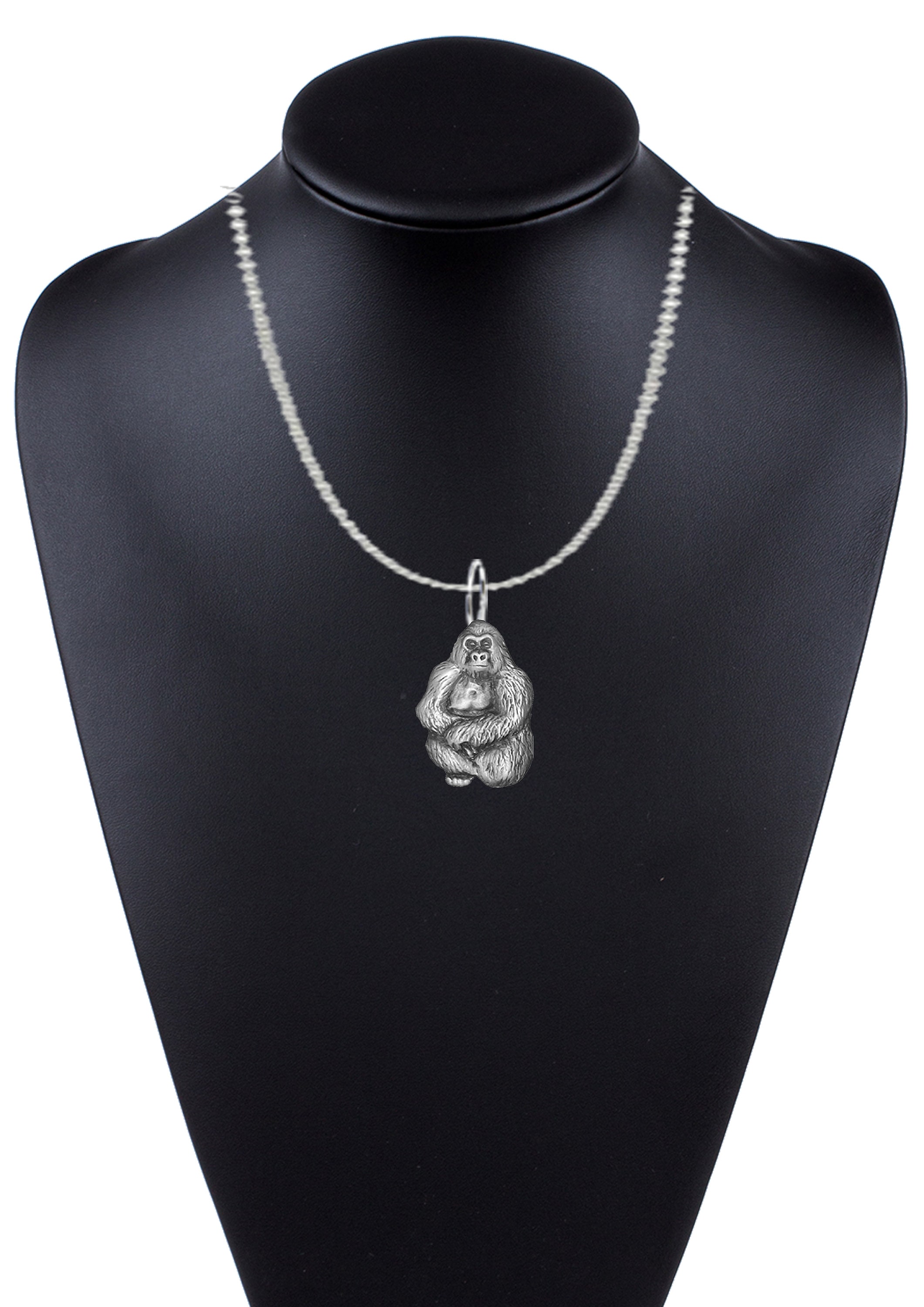 Ciondolo Lincoln Imp in peltro argento con catena (P