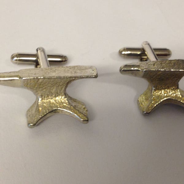 Anvil GT32 Pair of Cufflinks Made From Fine English Modern Pewter