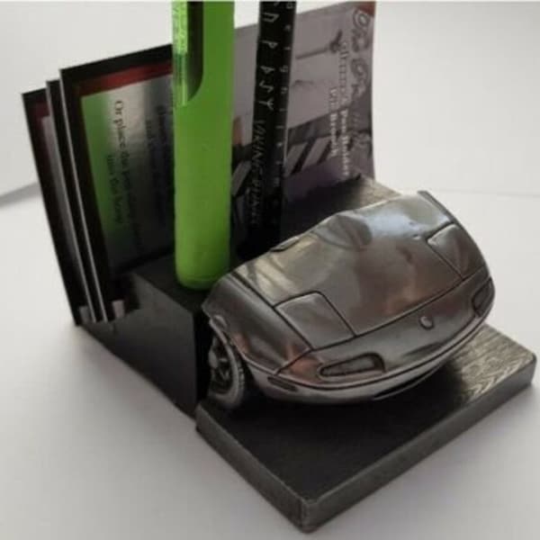 Business Card Holder Men Desk Car Etsy