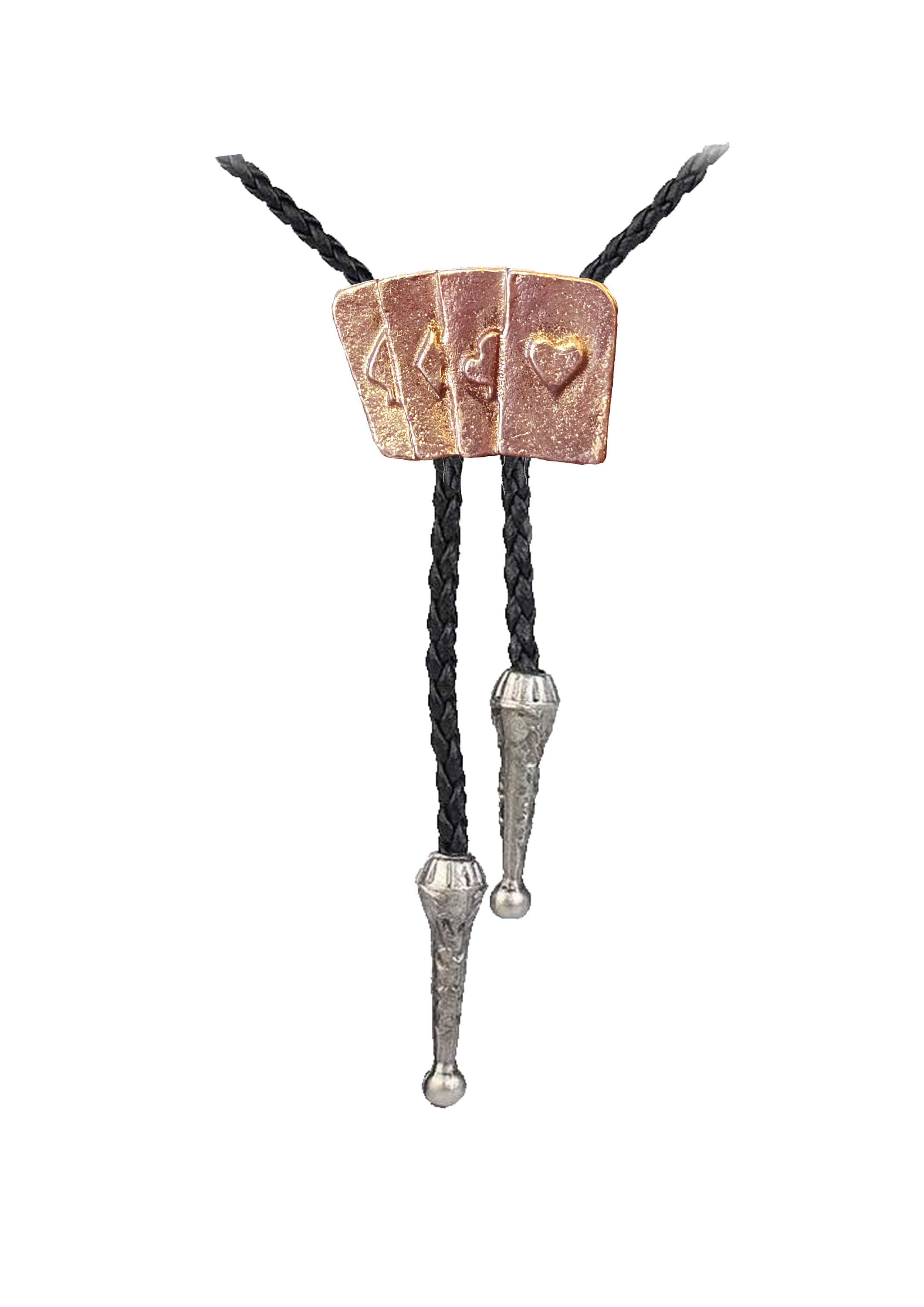 Playing Cards Aces TG353 Necklace Western Cowboy Necktie