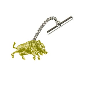A68 Wild Boar  Fine English Pewter cufflinks tie slide sets tie pin  kilt chrome gold or pewter finish available