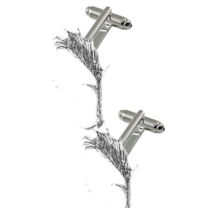 A64 Fallow Antler Fine English Pewter cufflinks tie slide sets tie pin  kilt chrome gold or pewter finish available