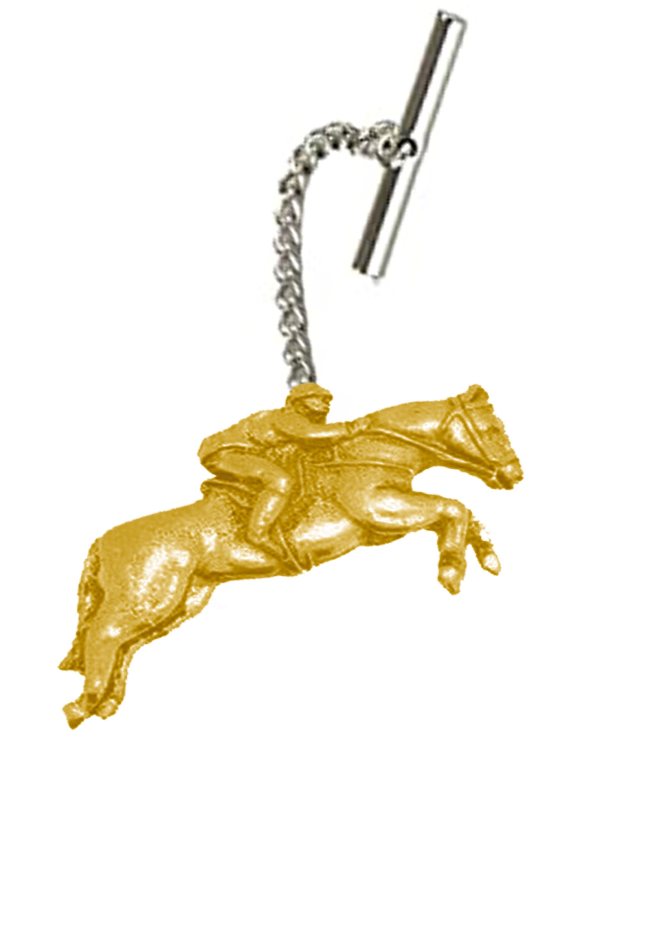 Horse & Jockey English Pewter Lapel Pin Badge From Ties Planet UK