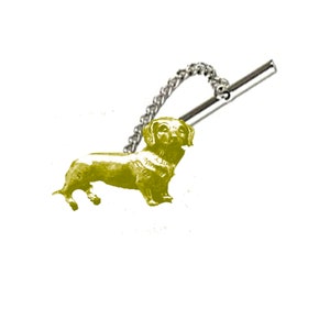 D12 Dachshund Dog Fine English Pewter cufflinks tie slide sets tie pin  kilt chrome COPPER or pewter finish available