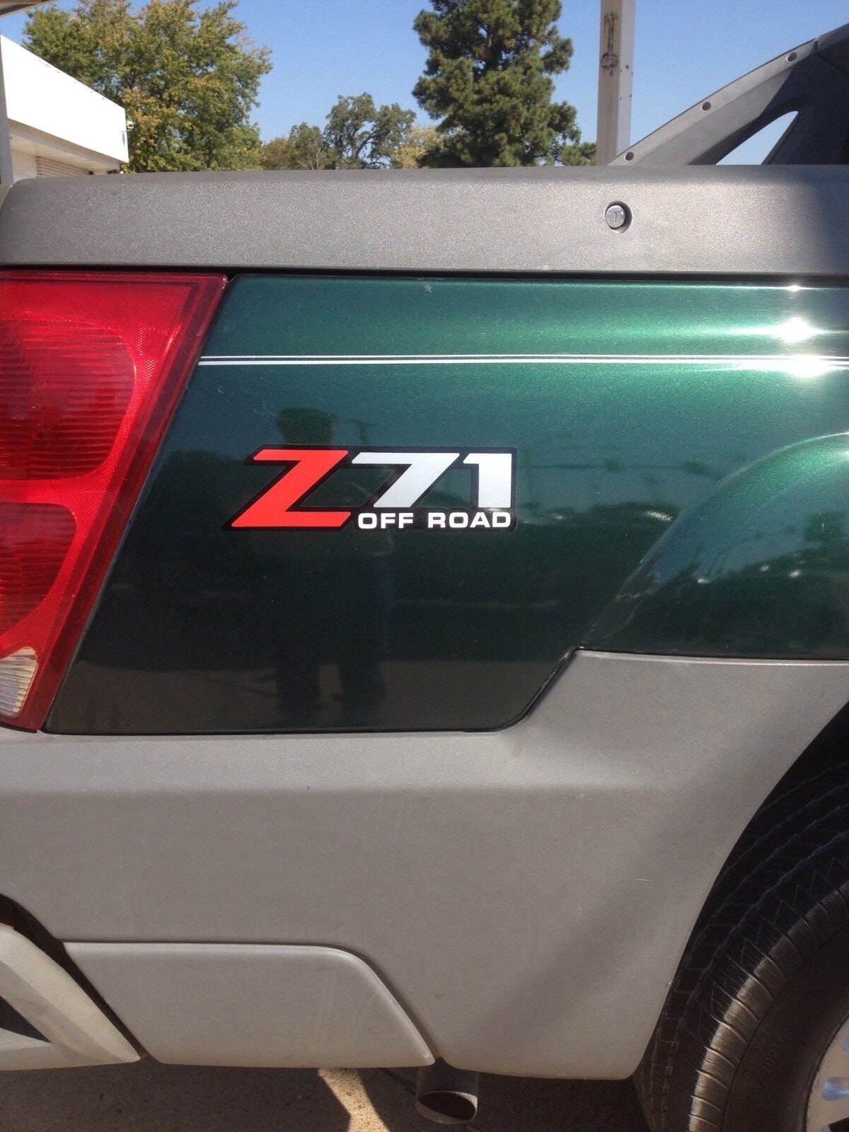 Decal ods Calcoanías para Chevy Silverado Z71 Off Road Truck rojo y
