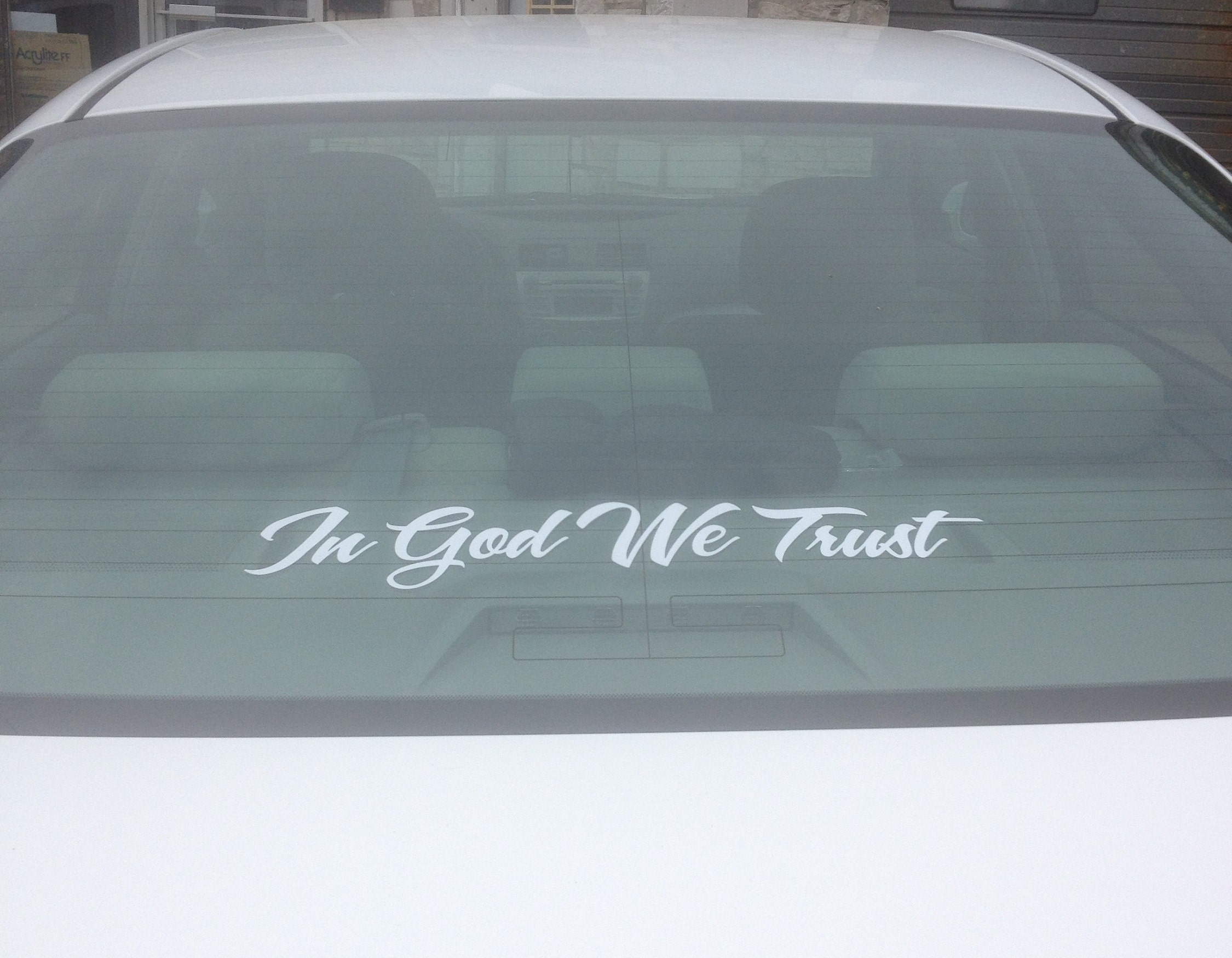 In god sale we trust stickers