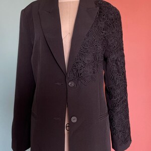 PreLoved, Upcycled, Thrifted, Black Blazer