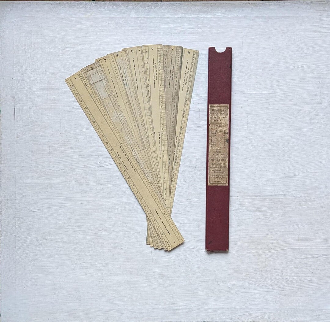 Busbridge's Varnished Cardboard Scales, Reeves and Sons, Vintage - Etsy