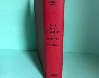 Applied Mechanics for Engineers Reeds Marine Engineering Series Volume ii Embleton Second Edition 1970