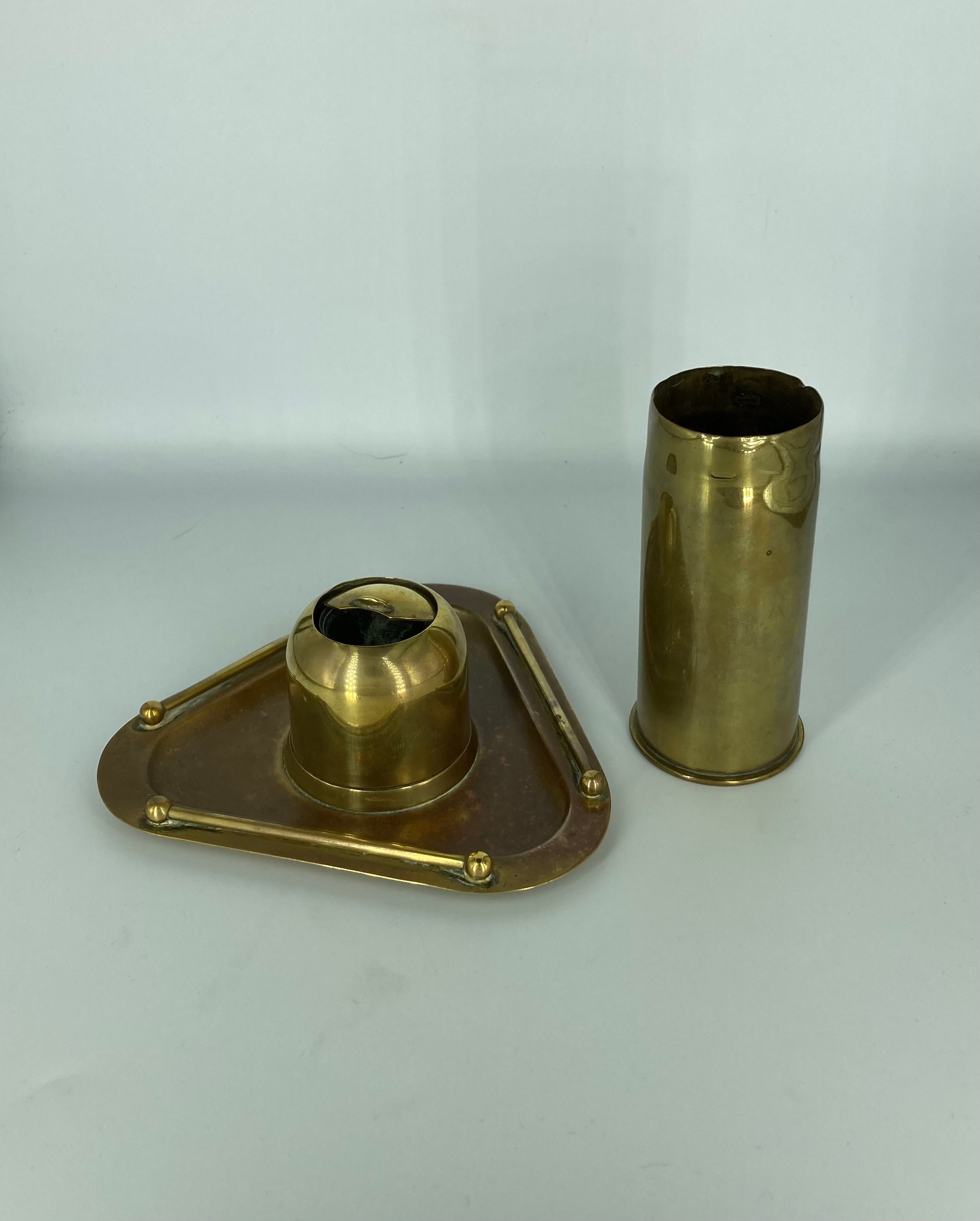 British 75 DF C Brass Shell Case