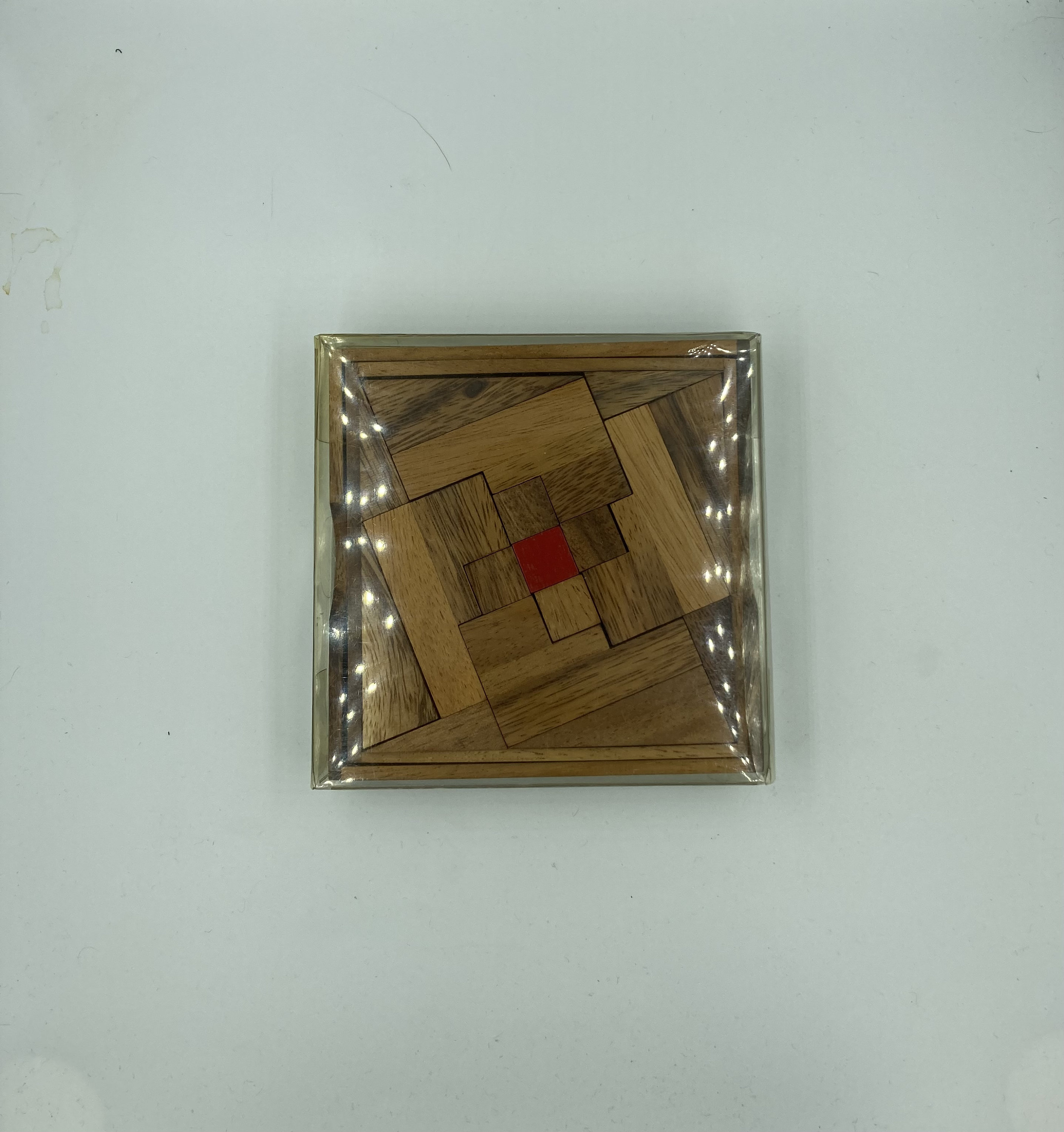 Vintage the Impossible Square Wooden Puzzle Lagoon Games - Etsy