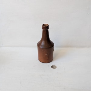 Salt Glaze Stoneware Bottle, Bootle, Vintage