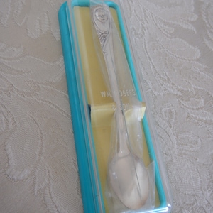 Vintage 1950&#39;s Gerber Baby Spoon Winthrop Silver Plate 1950s 5 1/2&quot; Toddler Silverware Excellent New in Box Condition