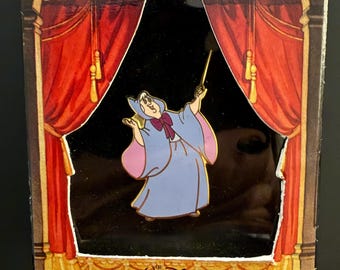 The Walt Disney Gallery, Fairy Godmother, Magical Moments LE Pin, Cinderella 50th Anniversary,  series, boxed