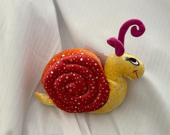 Vintage Disney, 1995 Disneyland Main Street Electrical Parade, Snail Plush, MUSICAL With Tags, WORKS, check out the video