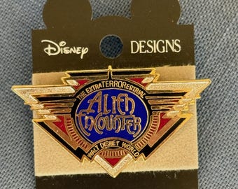 Rare 1995 Disneyana Media Pin, Unreleased Alien Encounter, WDW Cancelled Disney Opening Event, Never Sold To Public,