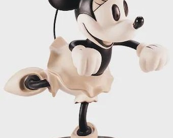 Vintage 1990er Jahre, Disney, RADCC Minnie Maus Figur “I'm a Jazz Baby”, COA, Vintage Disney-Stil, neu in der Box