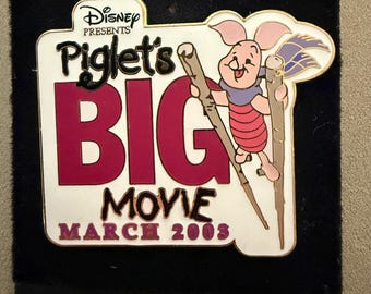 Rare Disney Piglet’s Big Movie Premiere Pin LE 1000 March 2003