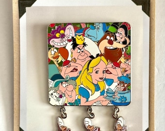 Pin de Alicia en el País de las Maravillas firmado por Disney LE, elección del artista n.° 1, "Anyone To Tea", Convención Disneyana 2001 - Raro