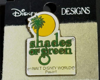 Rare Walt Disney World Pin, Armed Forces Military Resort “Shades Of Green” Pin