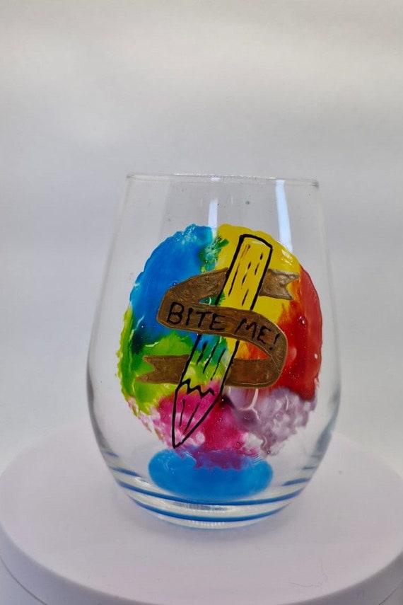 Vampire Stake Wine Glass
