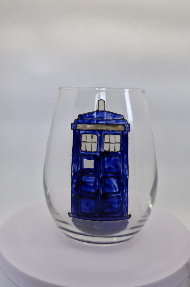 Police Box wine Glass image 1