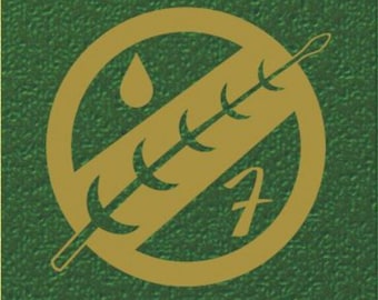 Star Wars Boba Fett mandalorian insignia vinyl sticker, decal for car, laptop, macbook, tablet, iphone, or bumper sticker