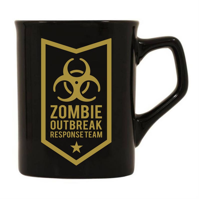 Platinum Place Zombie Outbreak Response Team (Zombie Ausbruch Schnelle Eingreiftruppe) Fensteraufkleber Für Auto, Van, Truck, Fahrzeug Selbstklebendes Vinyl, Aufkleber