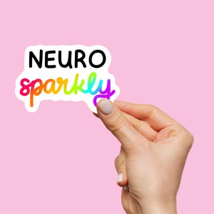 Adesivo sulla neurodiversità - Neurosparkly