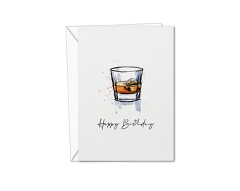 Whiskey Card Etsy Whiskey Card Etsy