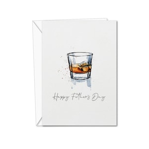 Carte de fête des pères heureuse | Whisky pour la fête des pères | Whisky de Zazzle.be Liste d'envies Vous avez des idées ? Whisky de Zazzle.be Liste d'envies Vous avez des idées ? de voeux de whisky | Pour lui