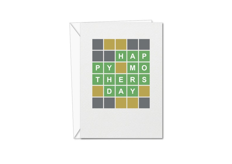 Wordle Mother's Day Card Wordle Card Quirky Cards Mother's Day For Her image 2