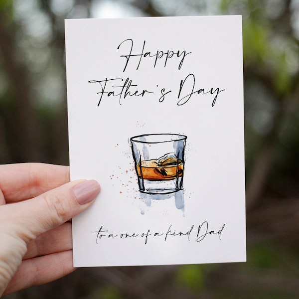 Whiskey Card - Etsy